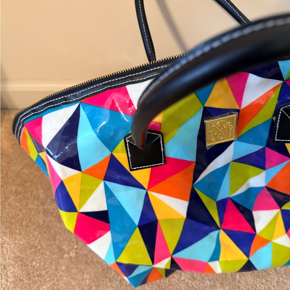 Colorful Geometric Tote Bag - Picture 3 of 10